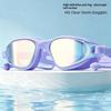 Adult Swimming Goggles Anti Fog HD Waterproof Oversized Frame Adjustable Strap for Men Women Beach Swim