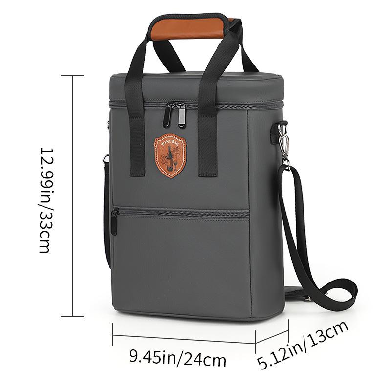 Lightweight Insulated Lunch Bag for Office and Outdoor Use, Stylish Solid Color Design