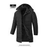 Winter Fashionable Simple Warm Cotton Jacket for Men Fluffy and Versatile Detachable Hat Zipper Versatile Jacket