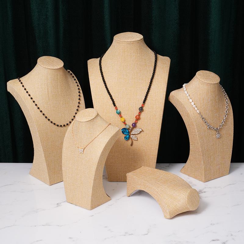 

Luxurious Jewelry Necklace Display Stand & Pendant Storage Mannequin