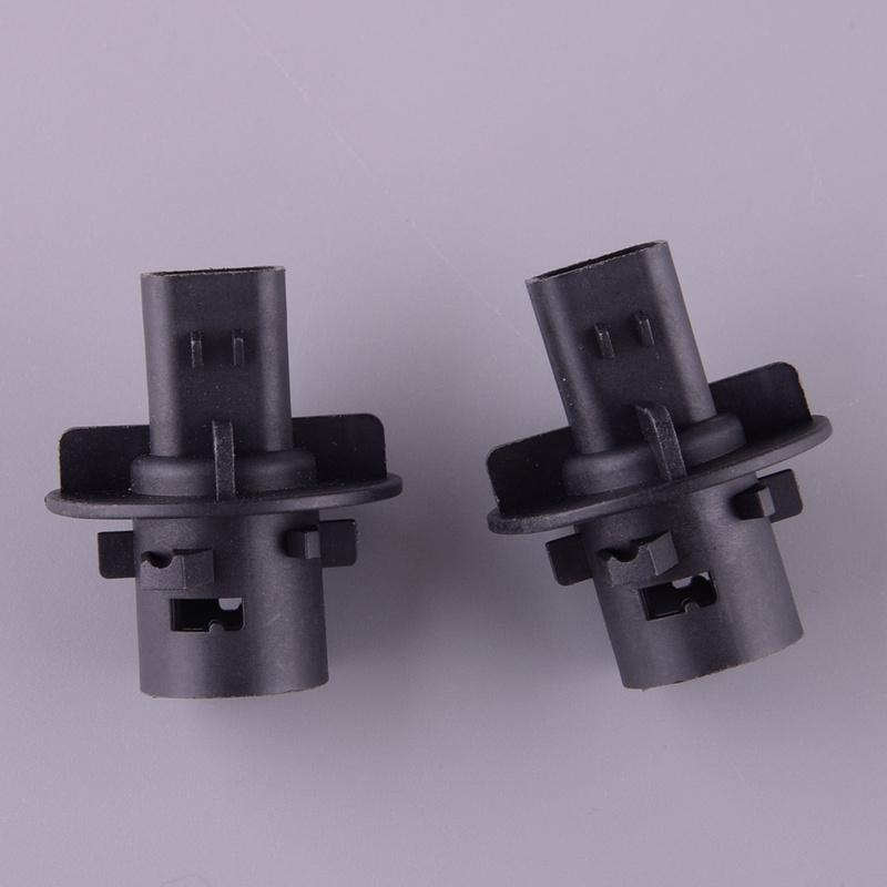 

XBP100180 1 Pair Car Side Indicator Lamp Bulb Holder Socket 2 Pin Fit for Land Rover Discovery 2 Black