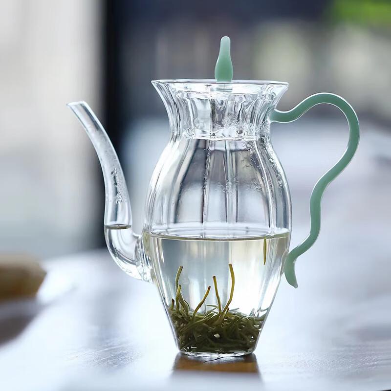 Chaxun Handmade Narcissus Glass Teapot