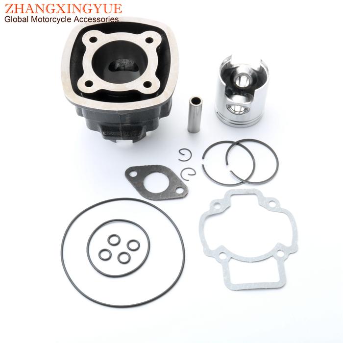 Scooter 70cc Big Bore Cylinder Kit For Piaggio 50 Nrg Extreme Rst Mc2 Zip Sp 50cc 2-Stroke 100080560 47mm 12mm