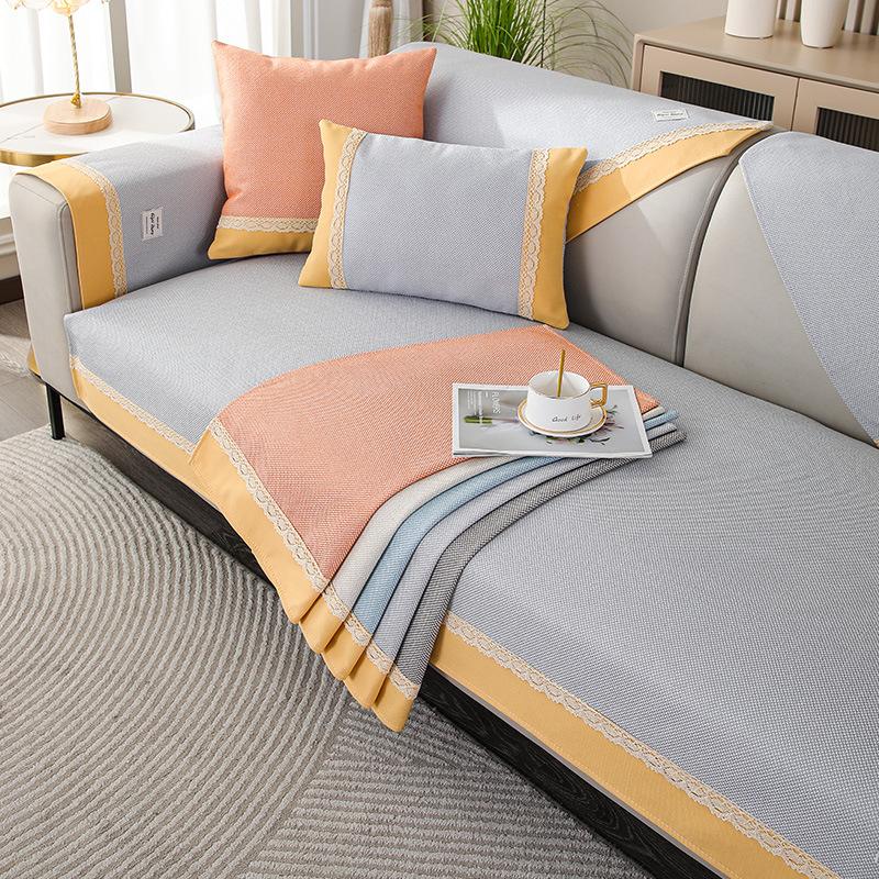 Суцільний колір Високоякісна диванна подушка Тканинний рушник Нековзкий Простий Сучасний зручний для шкіри Чотирисезонна універсальна спинка