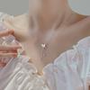 Shiny Butterfly Necklace Ladies Exquisite Clavicle Chain Necklace Jewelry For Ladies Gift