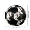 Soccer Ball Colorful Machine Stitched PVC Size 5 Team Training Competition Ready Durable High-Bounce Cool Sports Gift
