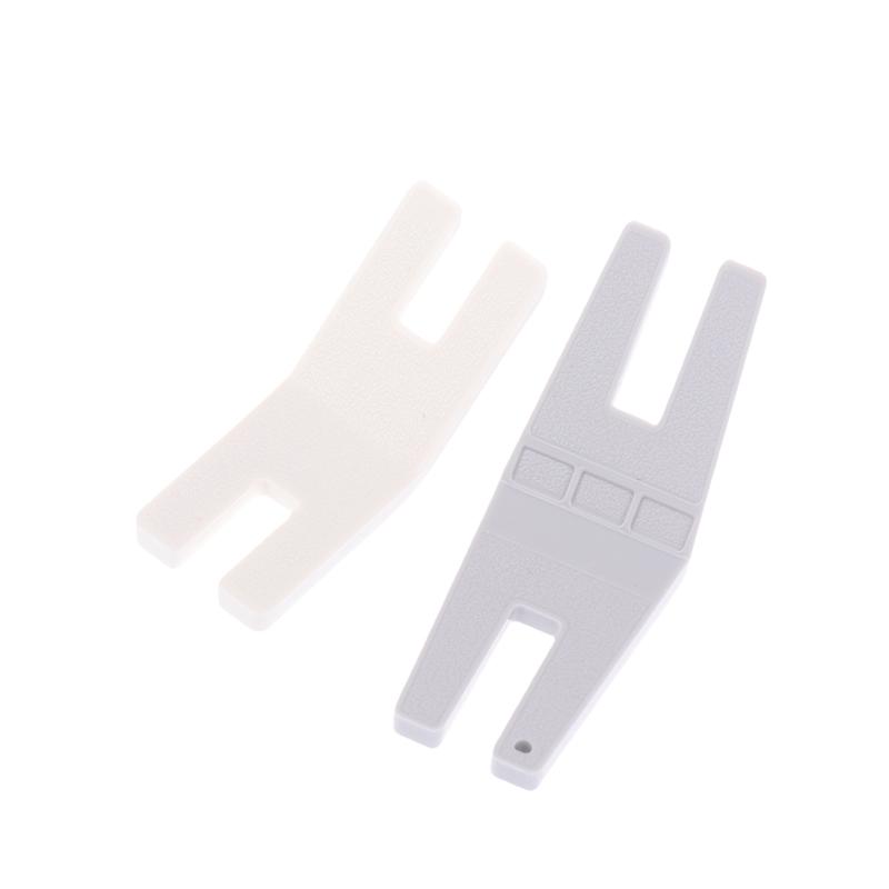2Pcs Sewing Tool Plate Button Reed Presser Foot Hump Jumper For Chunky Denim And Hemlines Sewing Machines Accessories Parts