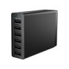 65W Multi-Port USB Charger, PD 20W Fast Charging, QC 3.0 Compatible with Apple & Huawei.