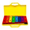 Çocuklar Renkli 8 Tonlu Ksilofon Montessori Oyuncak Erken Eğitim Müzik Aleti Öğrenme Vurmalı Müzik Oyuncakları Çocuklar İçin