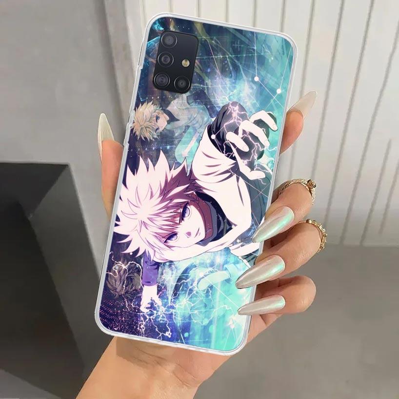 Killua Hunter HXH Phone Case for Samsung Galaxy A52 A32 A22 A12 A02S A50S A30S A10S Note 20 Ultra 10 Plus S10 A31 A20 A71 A72 Ga