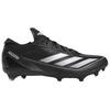 Adidas Adizero Slip Resistant Abrasion Resistant Slip Resistant Abrasion Resistant Soccer Shoes Unisex Black White JR0038