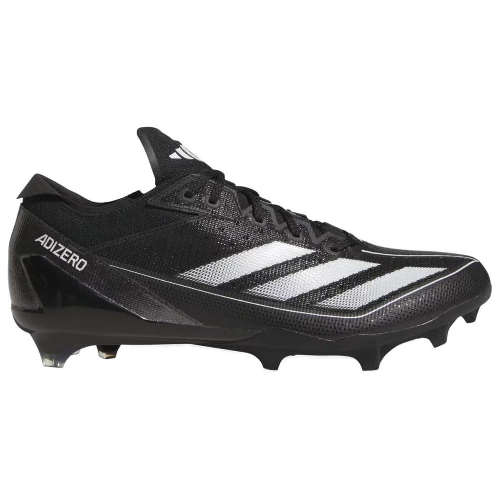 Adidas Adizero Slip Resistant Abrasion Resistant Slip Resistant Abrasion Resistant Soccer Shoes Unisex Black White JR0038