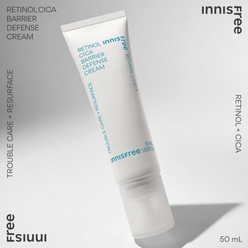 innisfree Retinol Cica Defense Cream 50ml Genuine Hypoallergenic Sensitive Skin Retinol Beginners Pure Retinol Trouble Care Retinol Moisturizing Moist