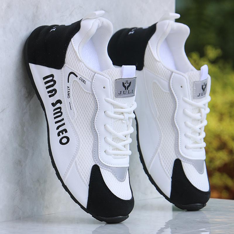 

Мужские дышащие сетчатые повседневные туфли - Легкие, с мягкой подошвой, модные кроссовки для бега на осень 41