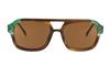 Charly Therapy Unisex Made with Recycled Jungle Sunglasses, [Robert], Materials, Design, CharlyTh-ROB80 [Authentic]