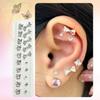 Beauty Artisan - Bow Rhinestone Ear Seeds Acupressure Patch