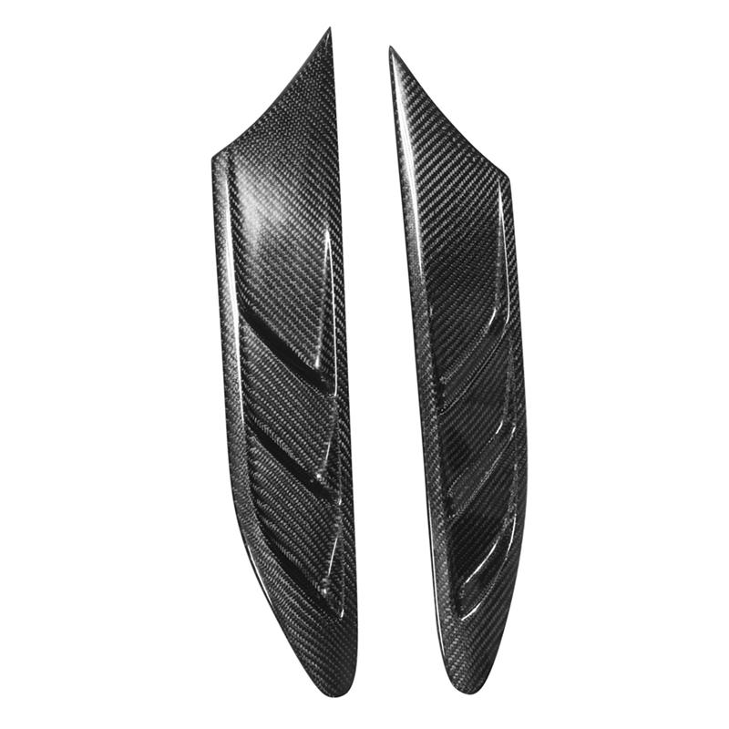 Car Carbon Fiber Spoiler Canard Side Fender Air Vent Trim Cover For Toyota 86 GT For Subaru BRZ 2012-