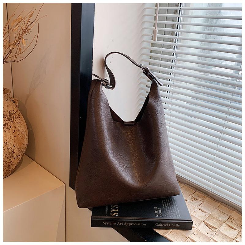 Autumn and Winter Fashion Lazy Style Commuter Tote Bag Simple Large Capacity Women's Bag Shoulder Bag Underarm Bag