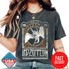 Led Zeppelin T-Shirt, Rock Band Led Zeppelin Tour Tee 70S Music Concert Inspired Unisex T-Shirt