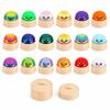 Multiple Gradient Colors Dumplings Blind Box Toy Luminous Baozi Fidget Button Toy  Home Decoration