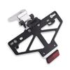 Motorcycle Fender Eliminator Kit for Kawasaki Ninja 400 Z400 (2018-2024) and Ninja 250 Z250 (2019-2024) - Aluminum (Silver and Black)