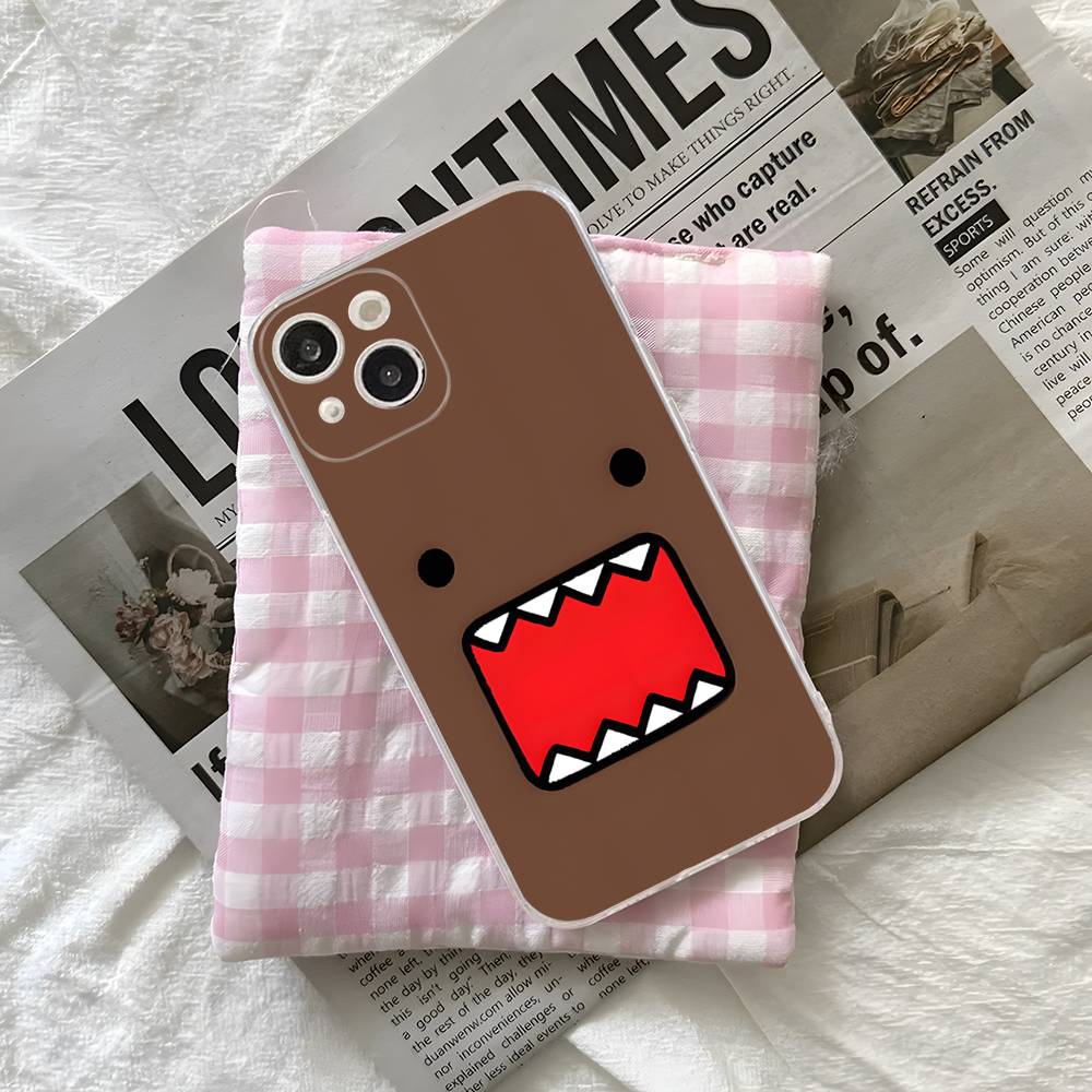 Domo Kun Phone Case For iPhone 17 16e 16 15 14 13 12 11 Mini Pro Max Shell