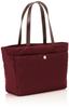 U by Ungaro Broderie Tote Made of Nylon and Cowhide Leather with Embroidered Logo and Quilted A4 Size Shoulder Zipper Multiple Made In Bordeaux Bag,