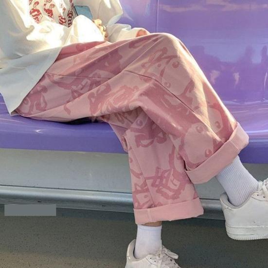 2025 neue Mode Herrenhosen Trendy Kordelzug Freizeithosen Retro Gerades Bein Weites Bein Freizeithosen