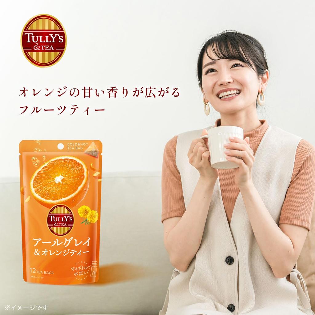 and Tea Earl Gray Orange Tea 4g x 12 pieces x 10 bags Tea Bags Tully's &