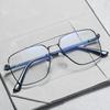 High-end Ultra-light Metal Frame Men's Myopia Glasses Anti Blue Light Blocking Glasses Prescription Shortsighted Eyewear