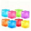 Colorful Soft Cube Squishy Toy Multicolor Square Squeeze Fidget Toy Elastic Block Stress Relief Pocket Sensory Kids Toy