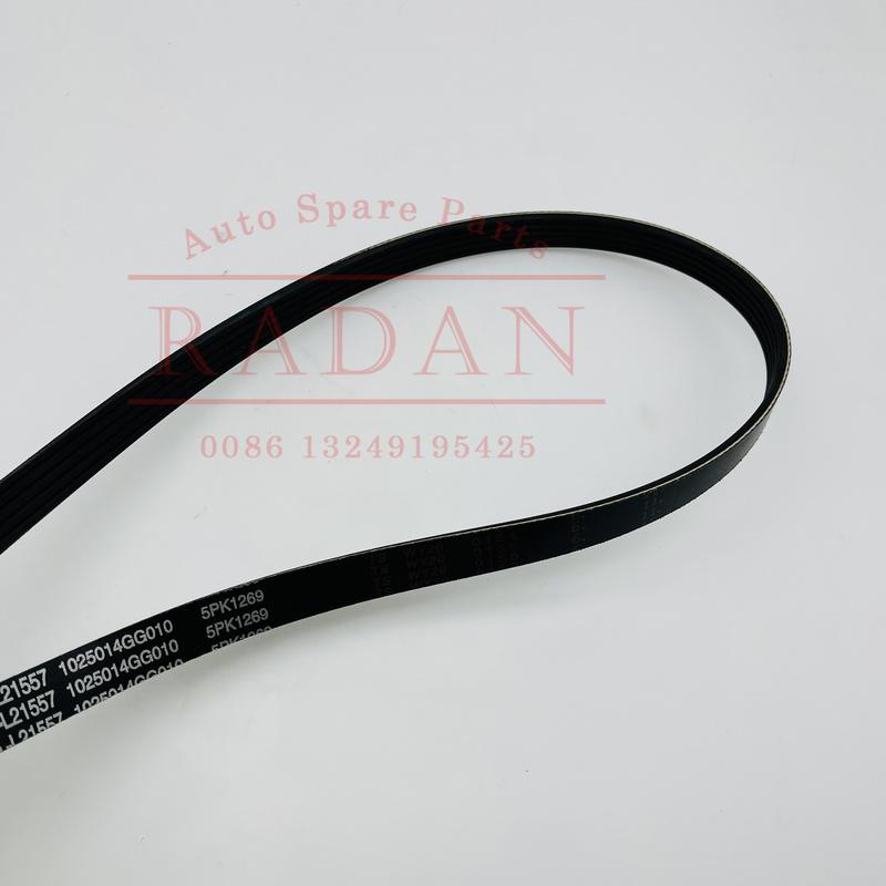 Alternator Belt Generator Belt for JAC J3 J4 J5 J6 VVT Engine 1025014GG010 5PK1269