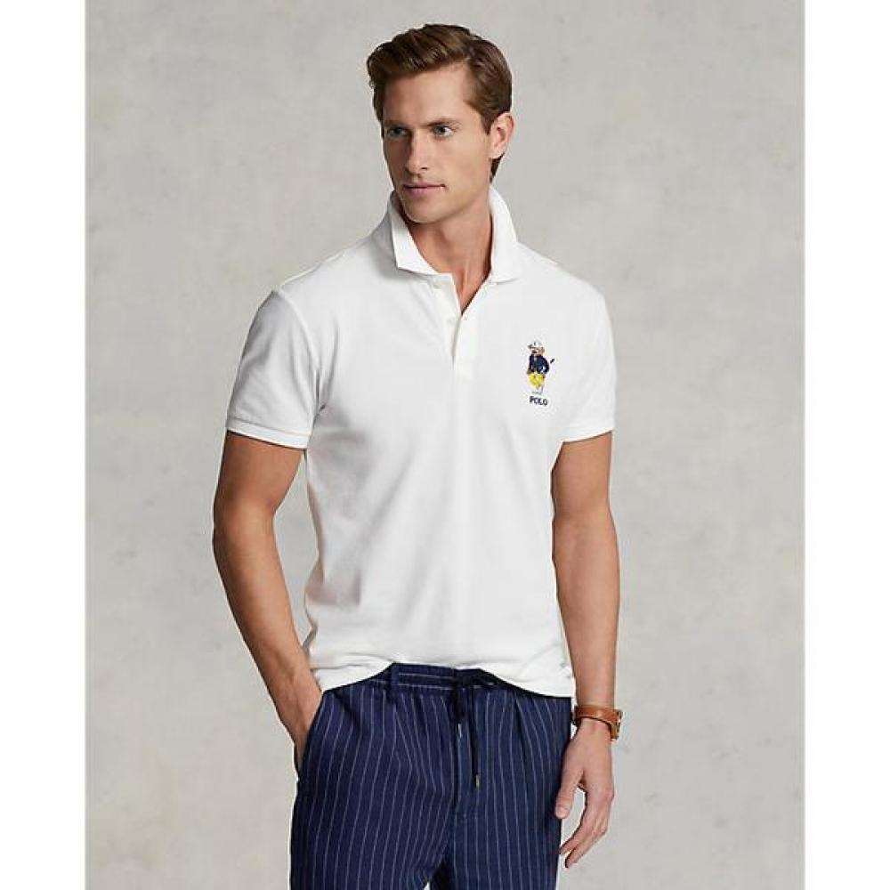 Polo Ralph Lauren Men S cuStom Slim Performance Bear Polo Shirt Mnpokni1n822168100 S