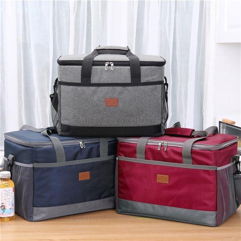 2025 Thickened Insulated Bag Ice Bag Ice Bag Fresh Storage Bag Large Capacity Waterproof Picnic Box Outdoor Storage Bento Bag