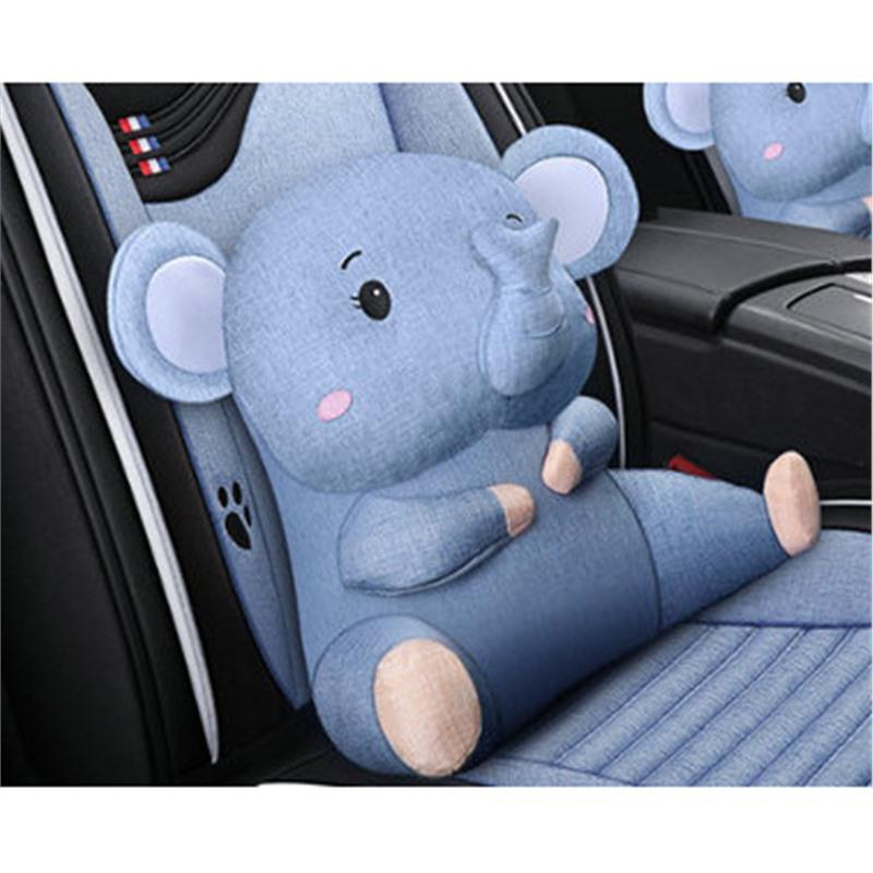 2020 Cartoon Buckwheat Car Seat Cushion - Full Cover, All-Season