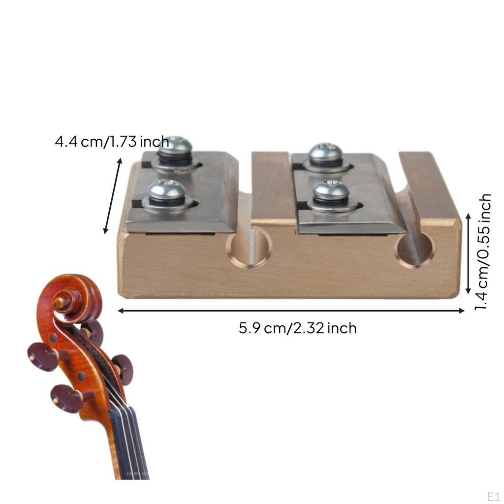 Stempen met Messing Voet Hoge Snelheid Staal Viool Premium Afwerkingsgereedschap voor Luthisten,