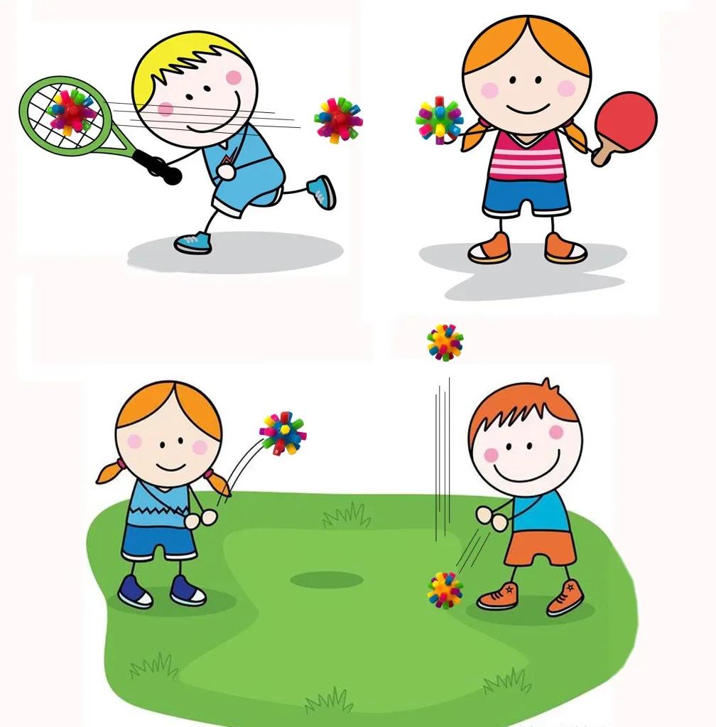 Non-Toxic Colorful Ball Sensory Ability Training Puzzle Elastic Rainbow Ball Toys Stress Relieving Outdoor Sports Balls Toy Birthday Gift