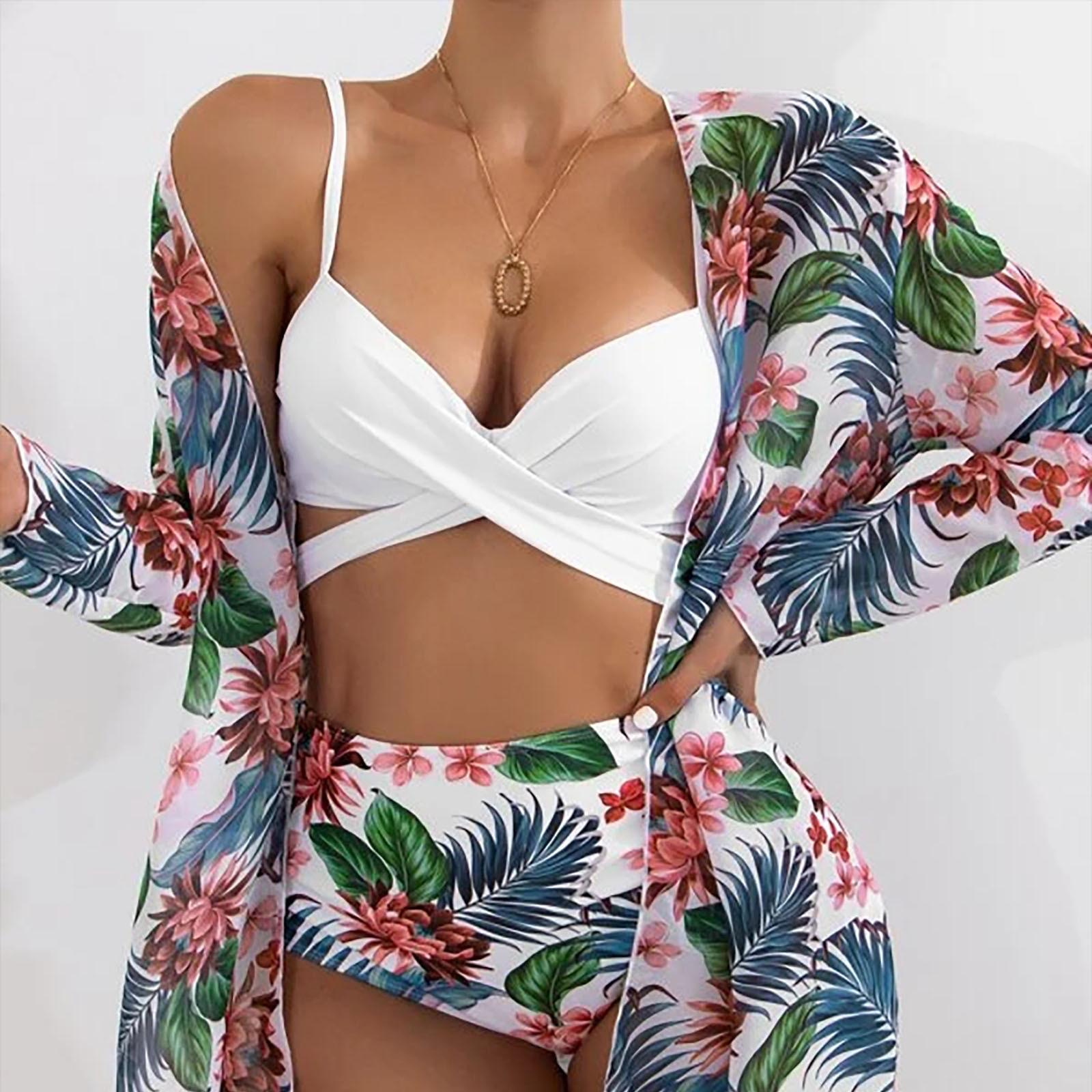 

Женская мода с принтом сексуальное бикини пуш-ап мягкий купальник купальник пляжная одежда комплект S тёмно-синий