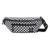 Black And White Checkerboard Zipper Waist Bag Men Waist Bag VN0A2ZXXHU0
