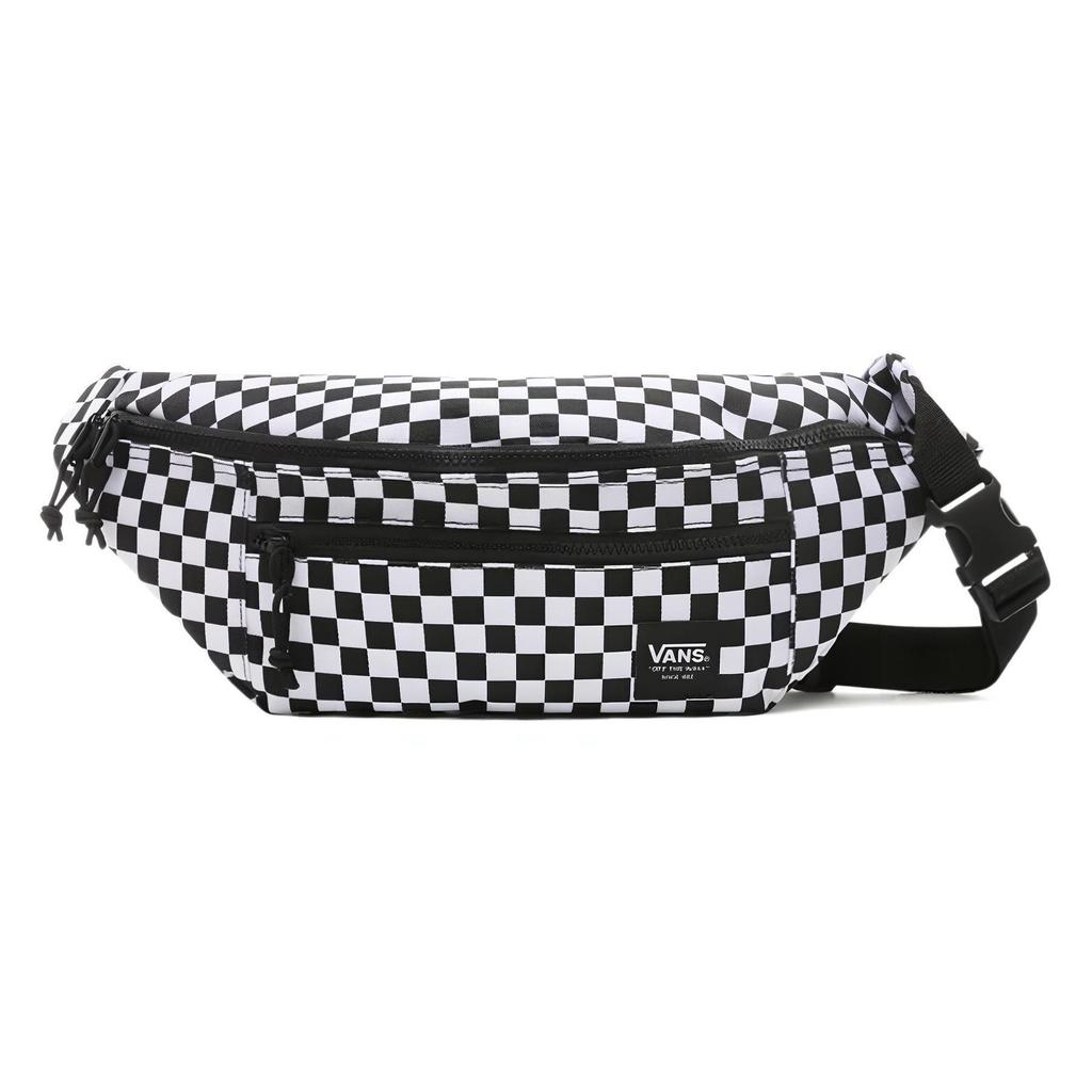 Vans Black And White Checkerboard Zipper Waist Bag Men waist bag VN0A2ZXXHU0