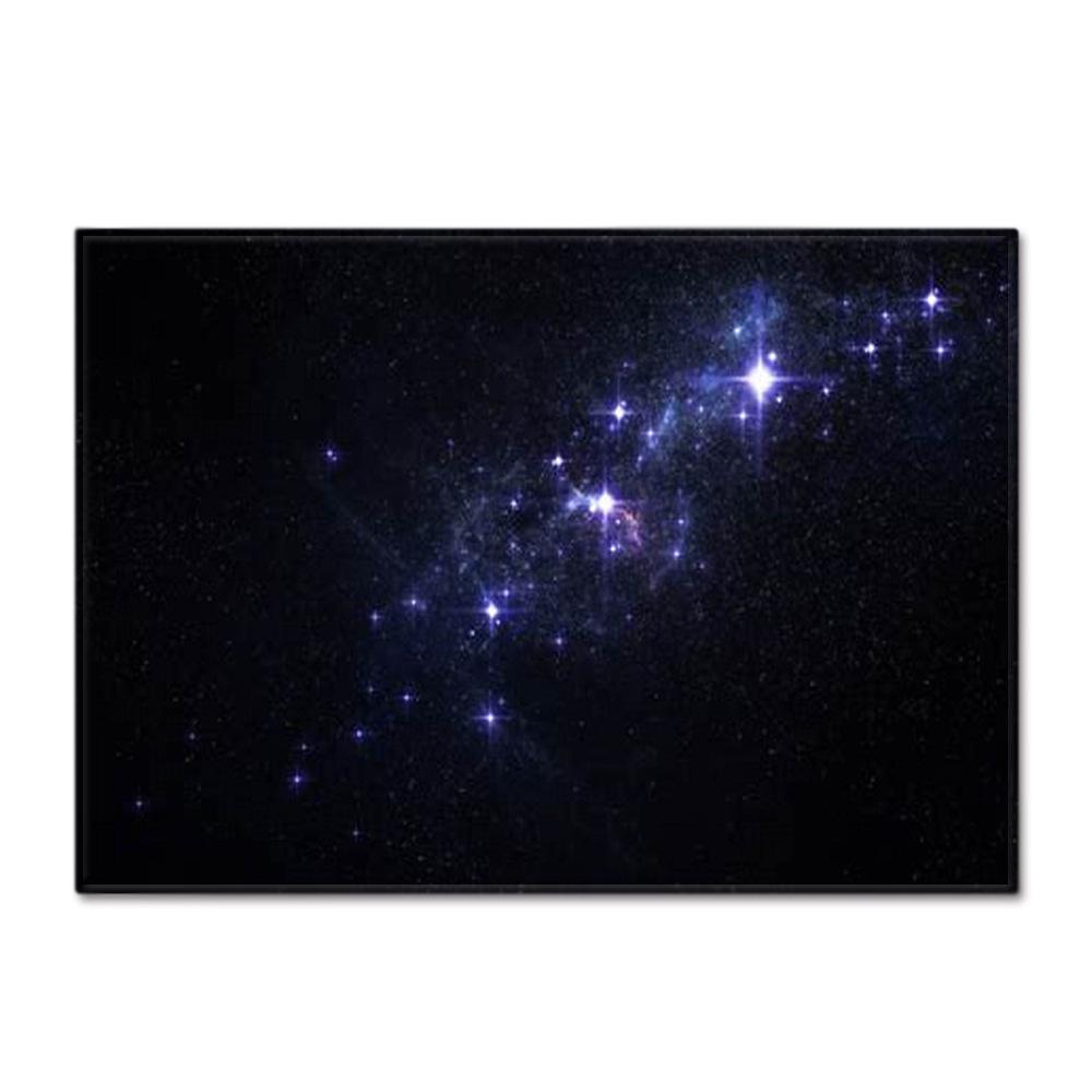 Starry Sky Carpet Feather Wind Bedroom Floor Mat