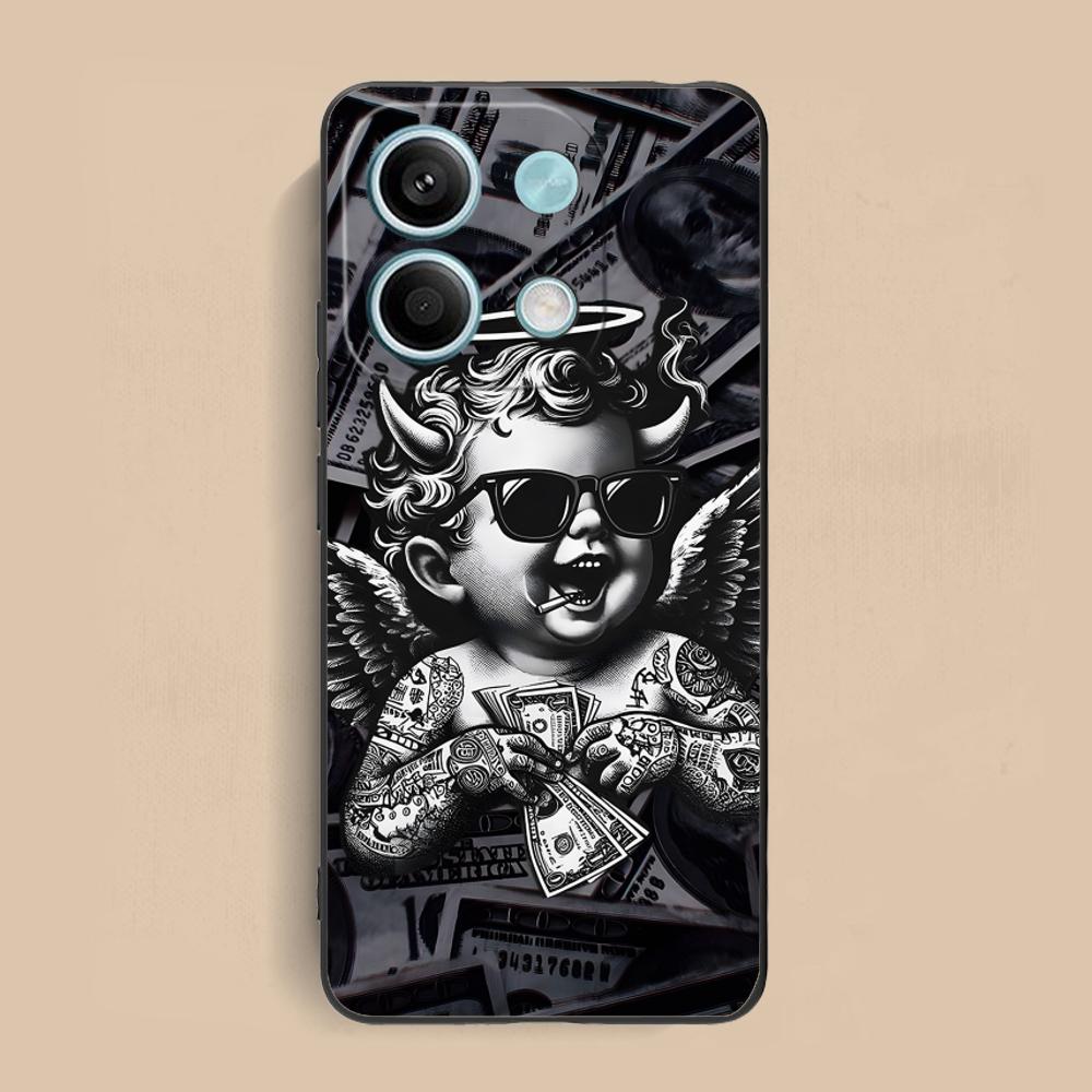 USD Dollar Matte TPU Mobile Phone Case for Xiaomi Redmi 15 14 13 12 A5 3 2 1 C Plus 4G 5G Colorful Printing Cover