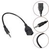 Car Audio AUX 3.5mm Male To USB 2.0 Type A Female Converter Adapter Cable Automotive Interior Accessories