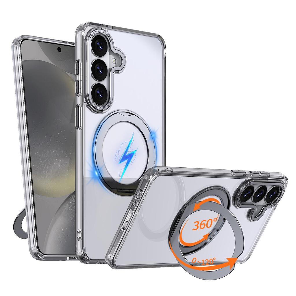 Samsung S26 Ultra Telefoonhoesje met 360 Draaibare Standaard - Valbestendig Beschermhoesje voor S25/S24 Plus