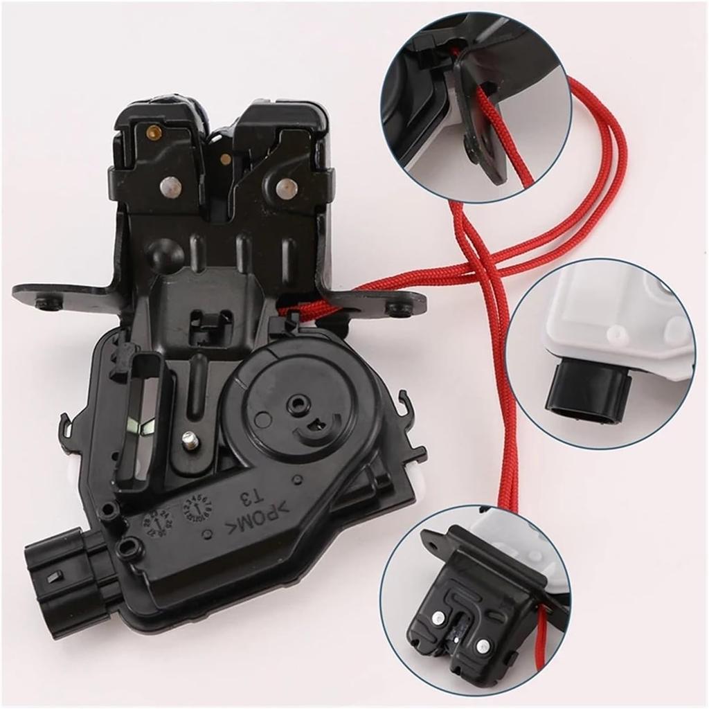 Auto Heckklappenschloss Heckklappenschloss Heckklappenaktuator 69350-47050 Kompatibel mit Toyota Prius 2016-2018 Autozubehör