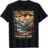 Yellowstone Nationalpark Vintage Wander-T-Shirt