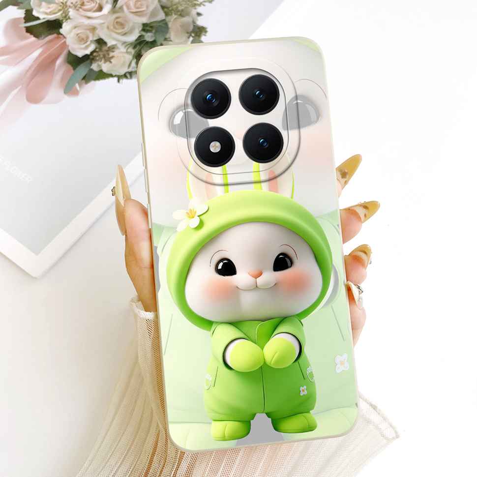 Redmi Note15Pro 5G New Model Protective Case Matte Cat Rabbit For Xiaomi Redmi Note 15 Pro 5G Full Cover Anti-Fall Shockproof