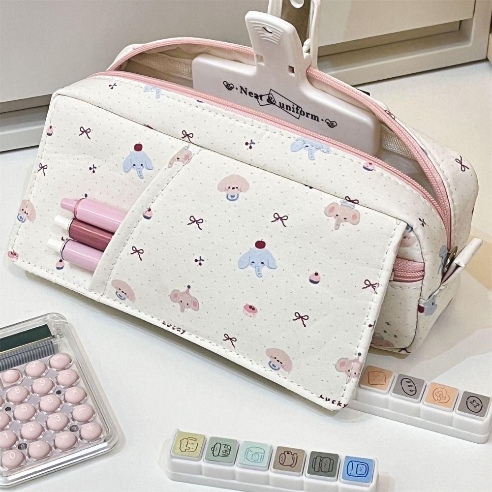 Puppy/Elephant Pen Bag Large Capacity Stationery Bag Cartoon Pencil Case  Gift
