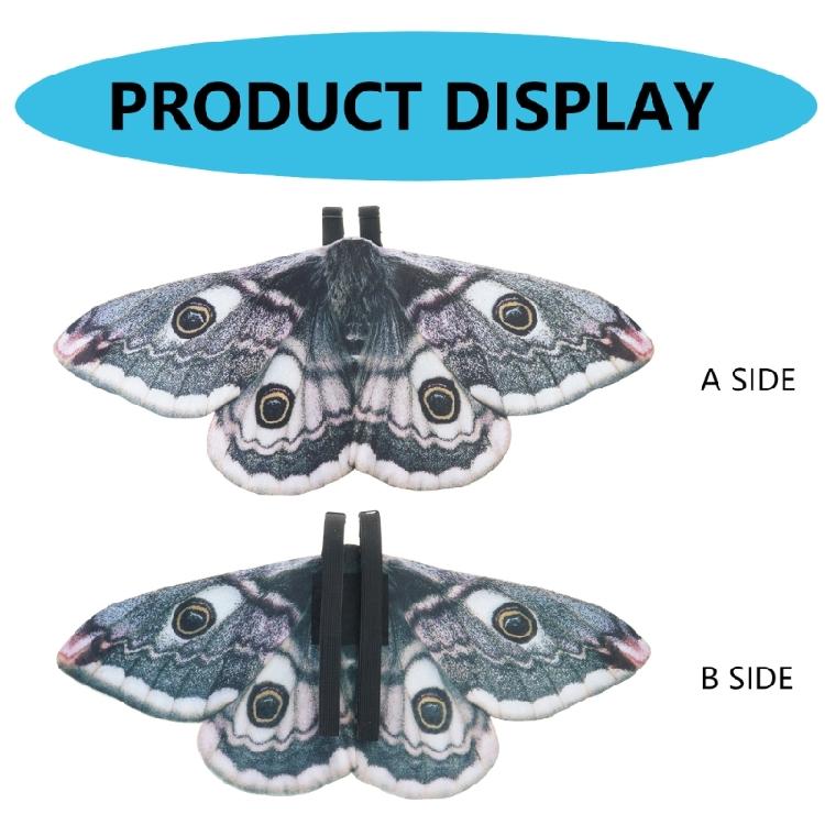Non-Woven Fabric Festive Party Wing Halloween Moth Wing for Infant Decorative Wing Party Costume Cosplay Props