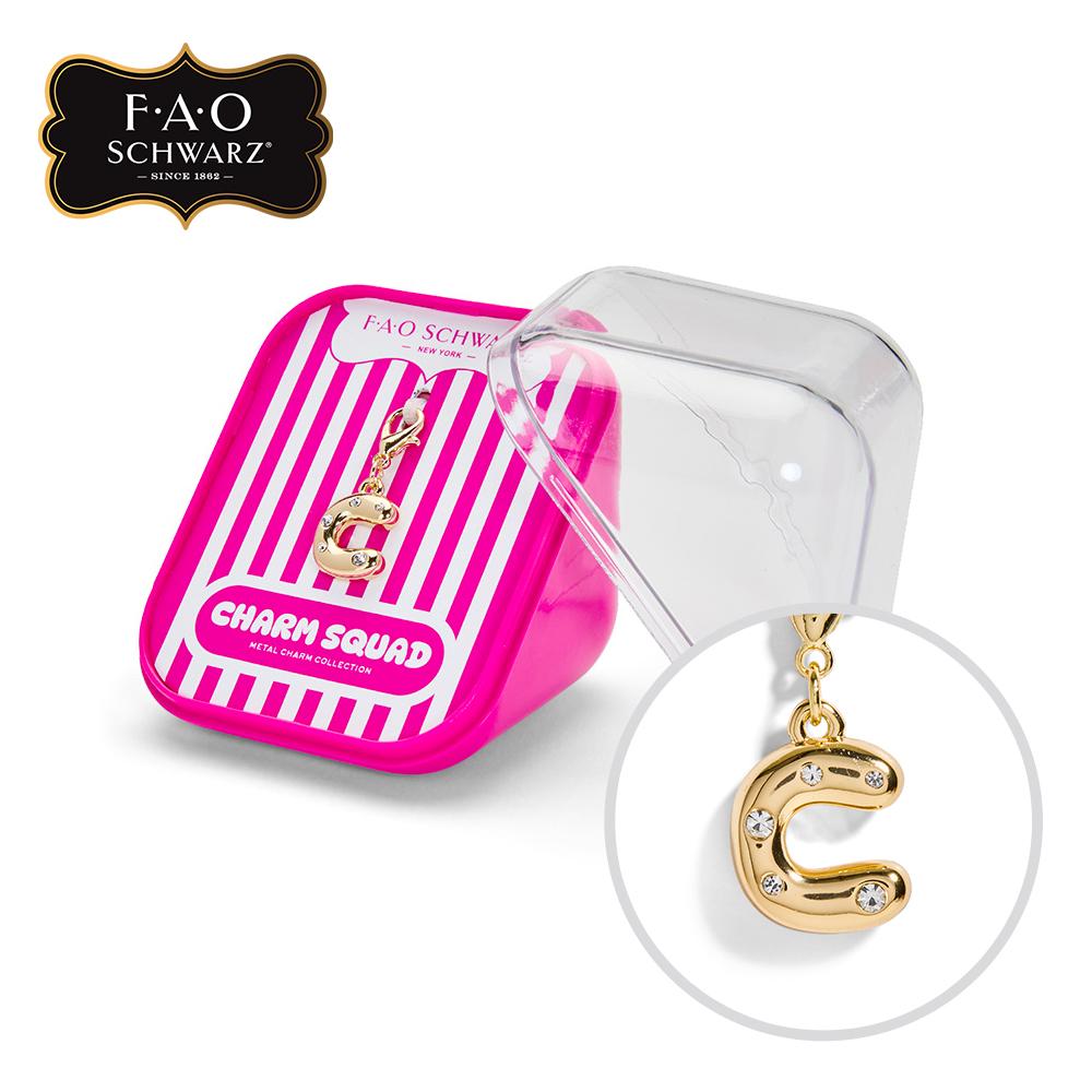 [toytron] F.A.O Schwartz Girls  Personalized Alphabet  C  Jewelry Charm